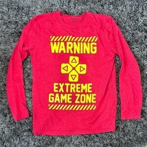 Children’s Place “warning extreme game zone” T shirt
